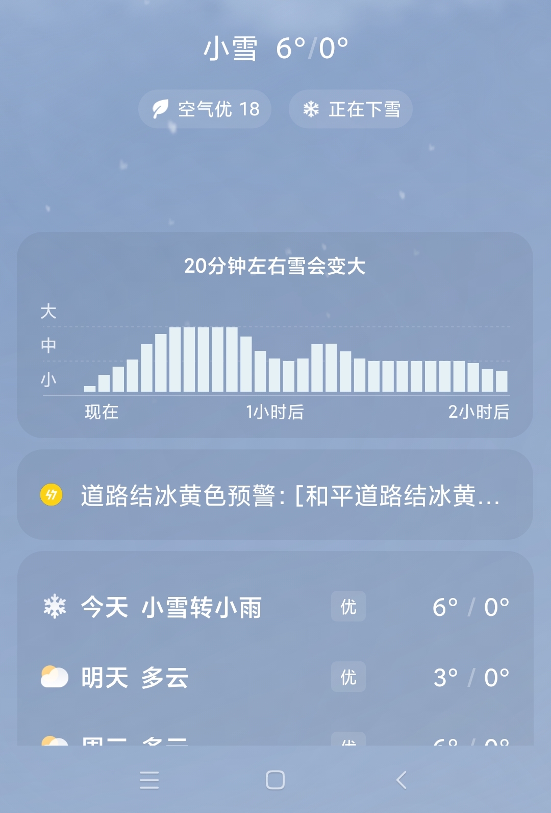 。雪