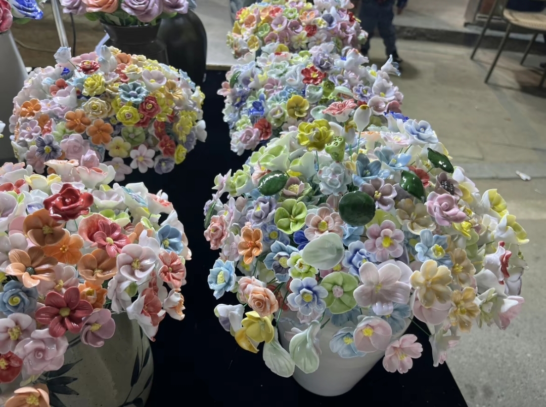 陶瓷花